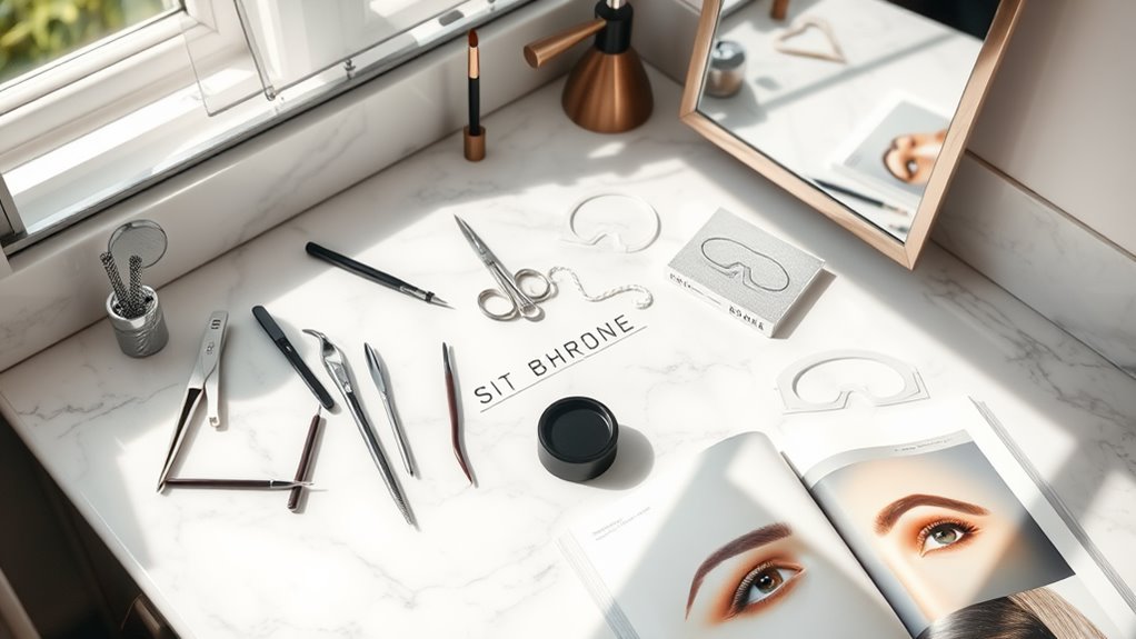 at home eyebrow shaping tips