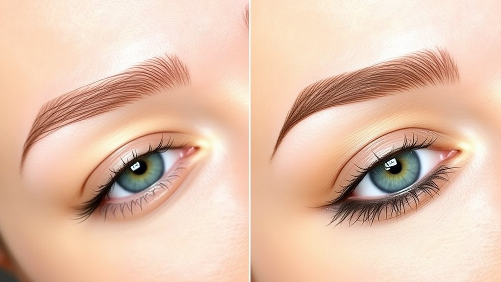 eyebrow filling step by step guide