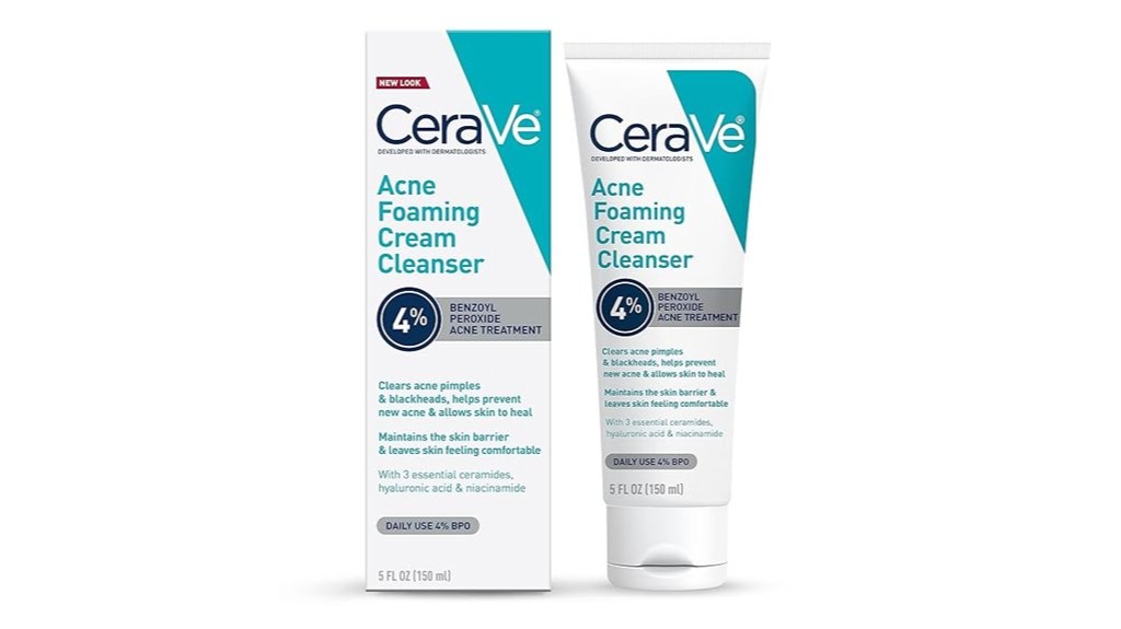 acne foaming cream cleanser