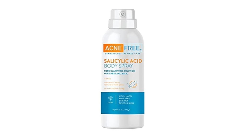 acne treatment body spray