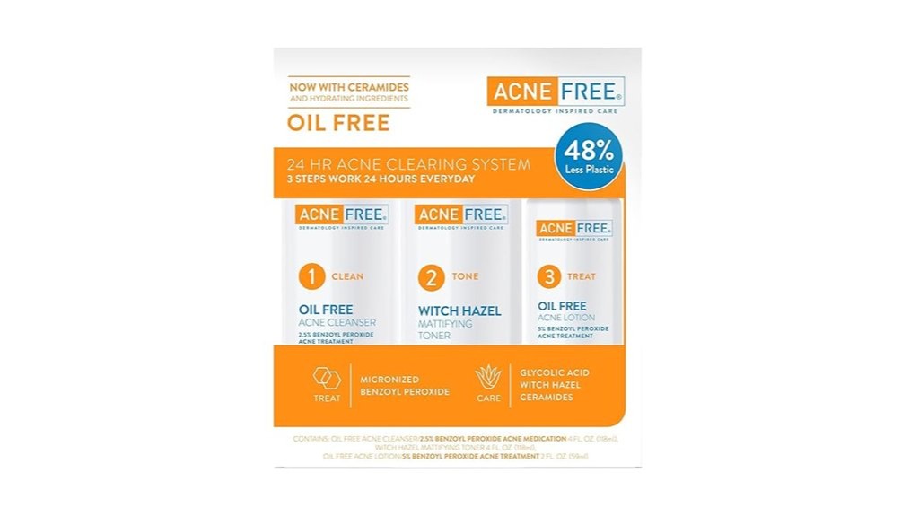 acne treatment kit set