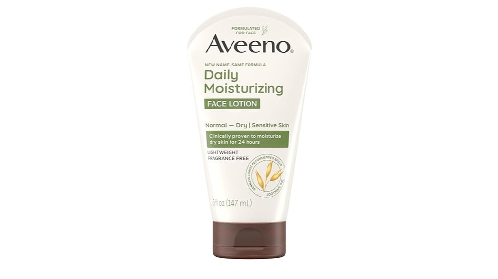 aveeno moisturizing face lotion