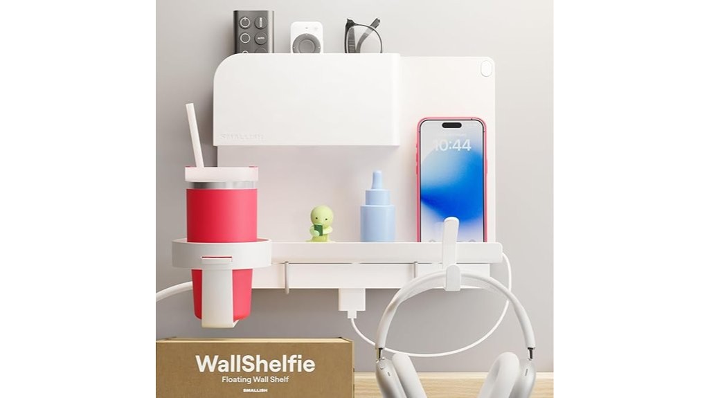 bedside wall shelf organizer