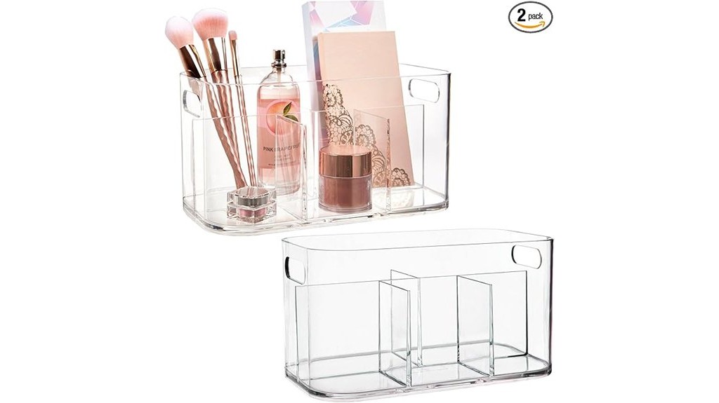 cosmetics storage organizer set