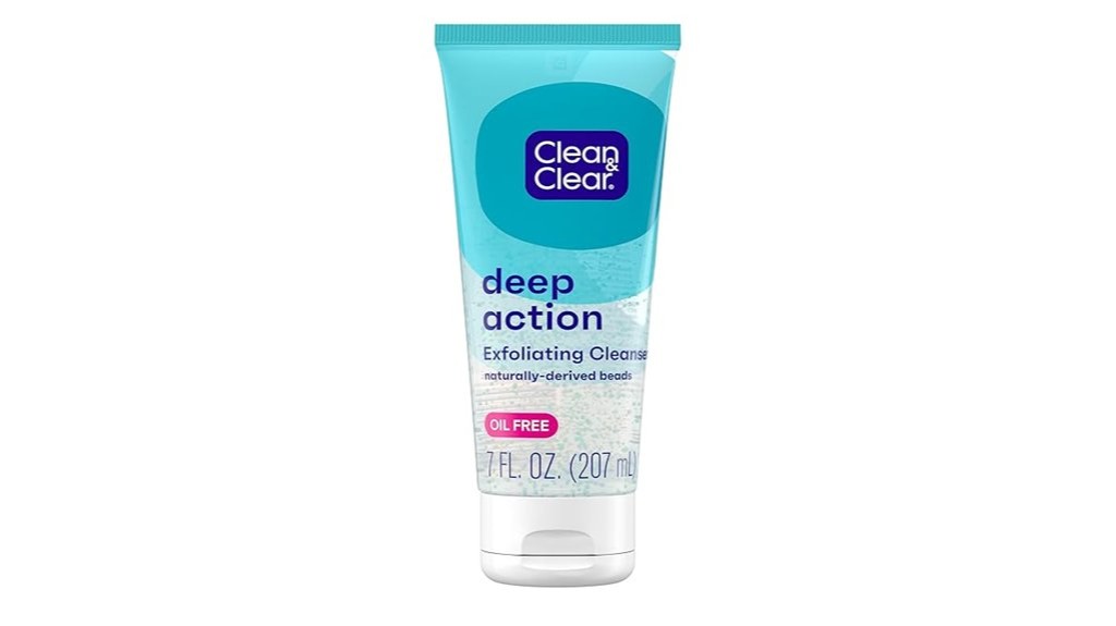 exfoliating facial cleanser product