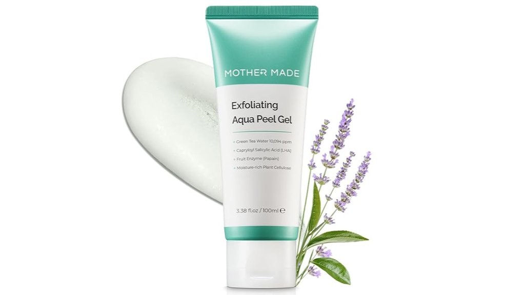 green tea exfoliating gel