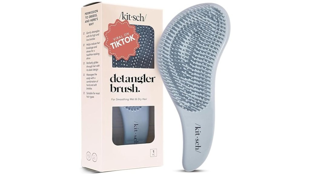 kitsch hair detangler brush