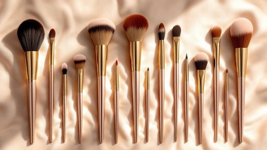 luxury makeup tools selection