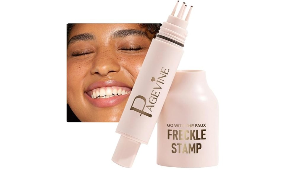 natural looking faux freckles