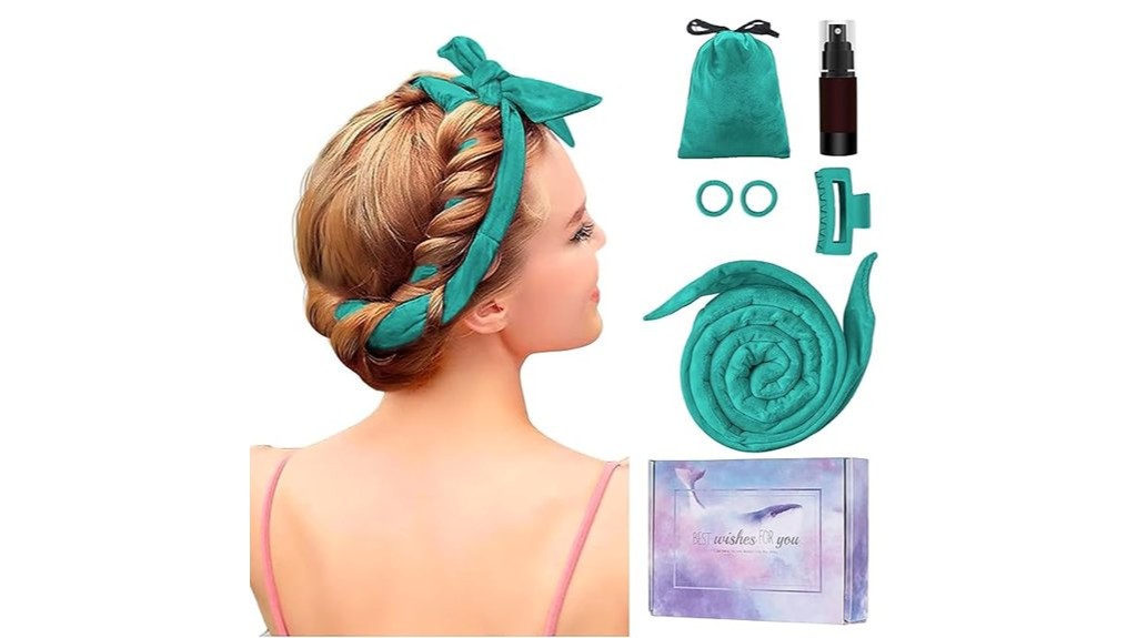 no heat curling headband