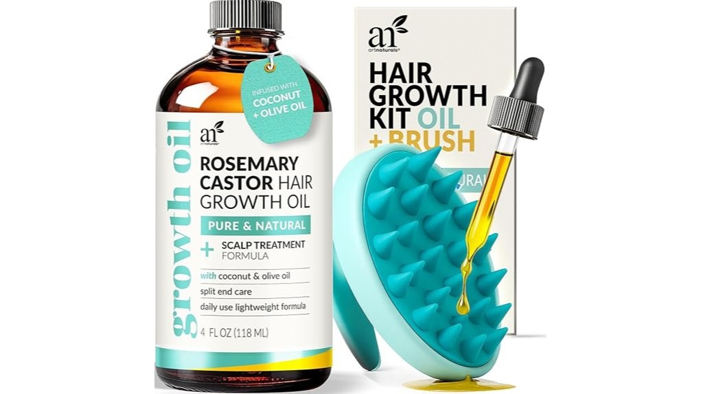 rosemary castor hair growth