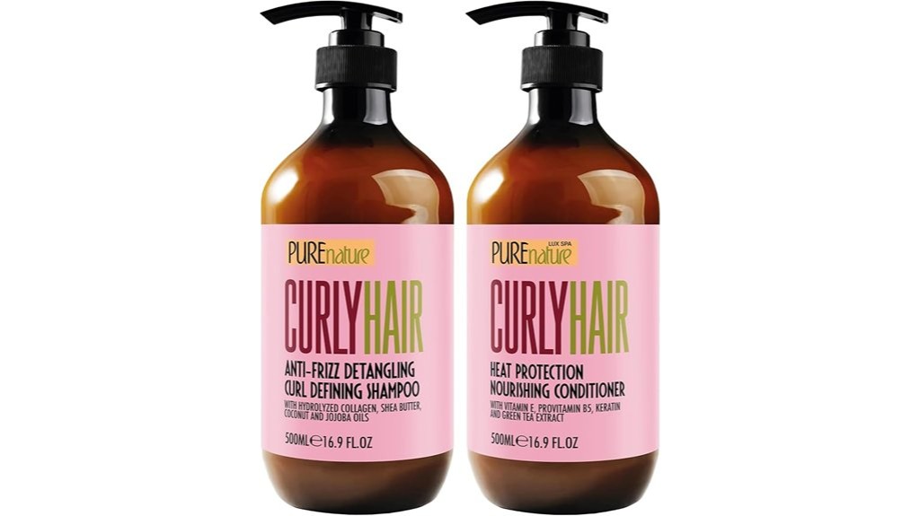 sulfate free curly hair care