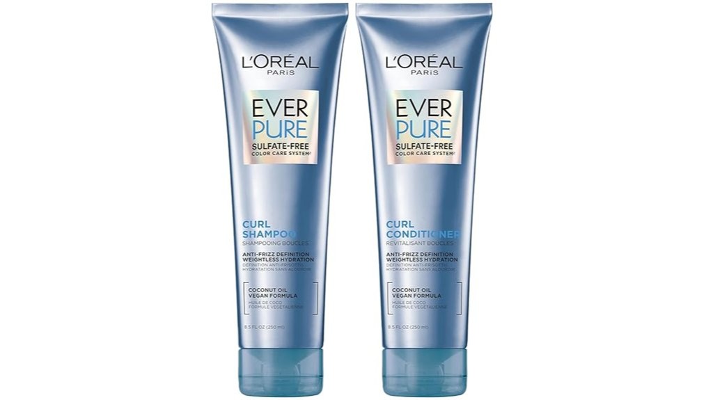 sulfate free curly hair care