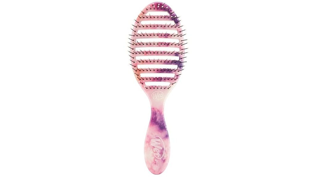 vented ergonomic hairbrush design
