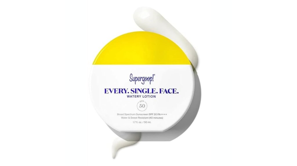 watery lotion spf 50