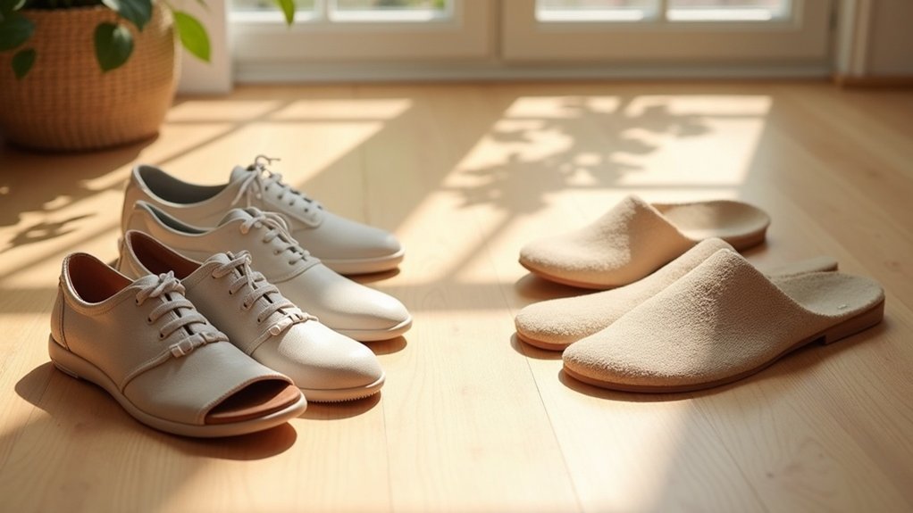 choose breathable spacious footwear