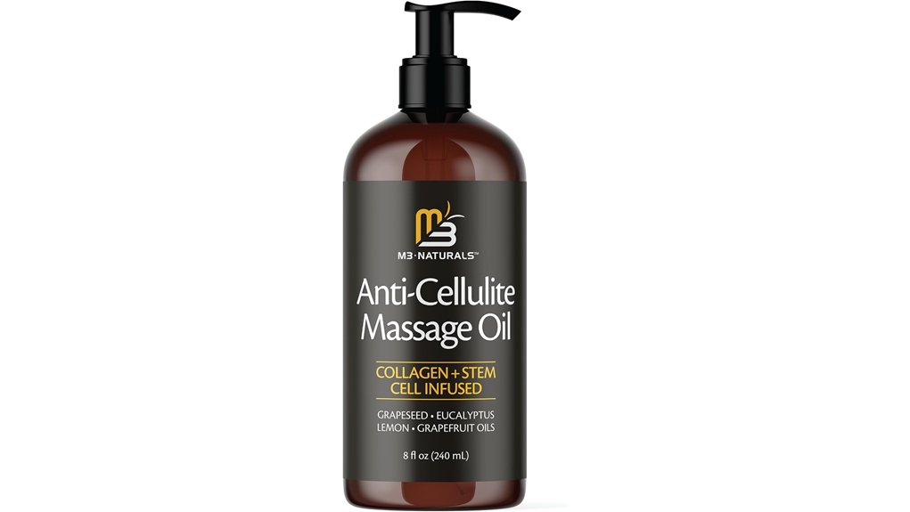 collagen infused body massage oil