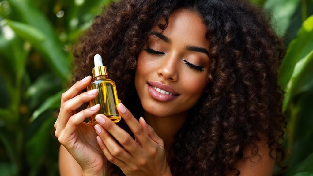 curly hair scalp nourishment