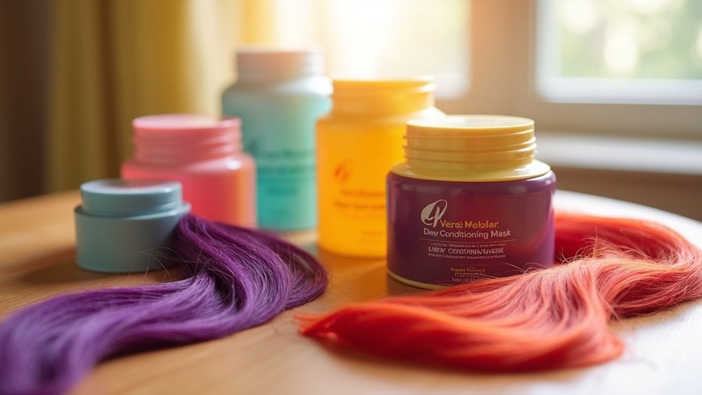 deep conditioning for vibrant hair