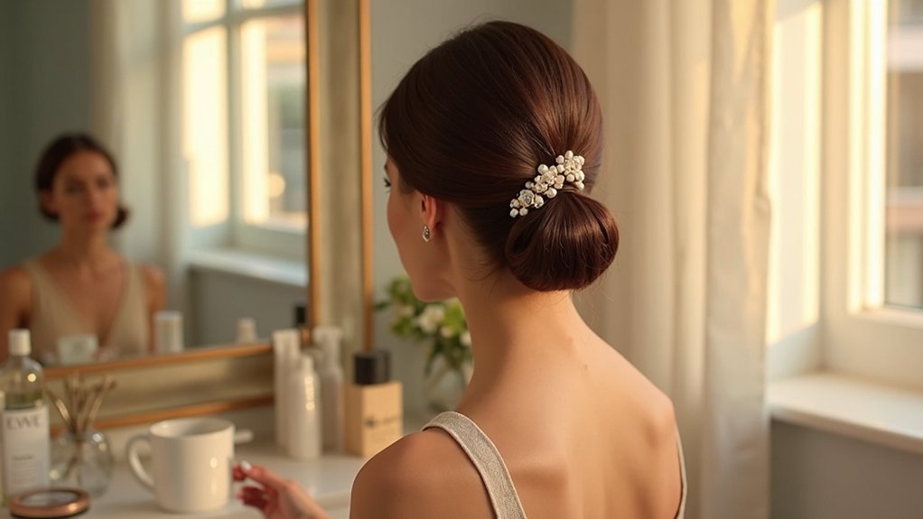 efficient morning hair routine