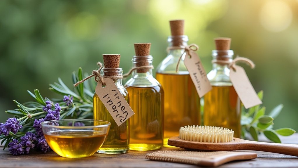 essential oil hair strengthening