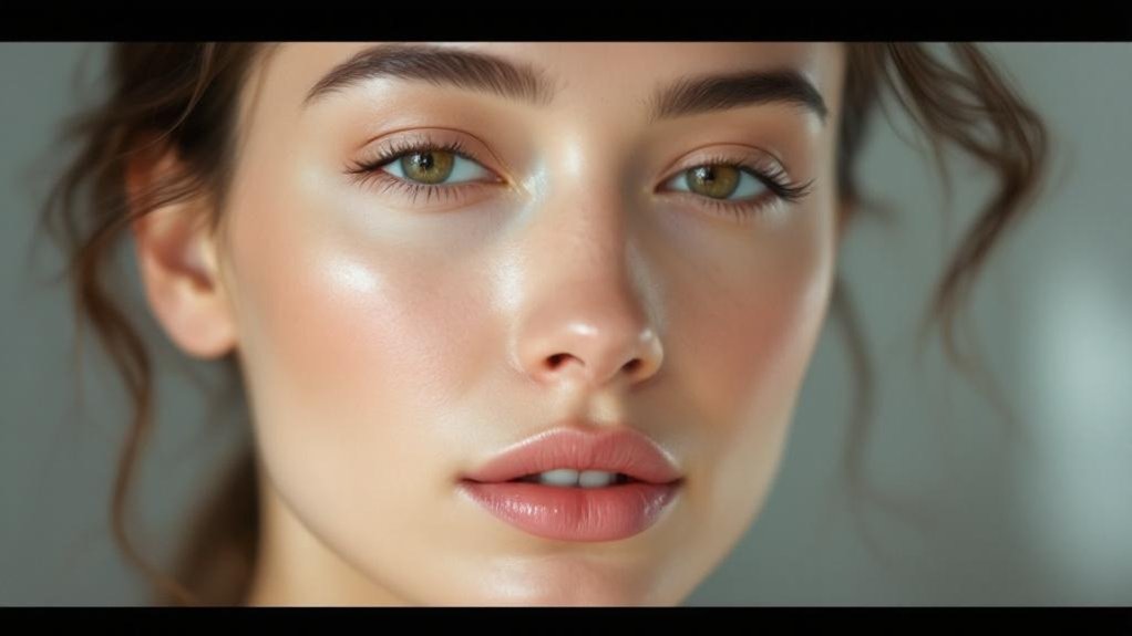 gentle simple beauty routine