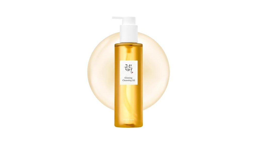 ginseng infused cleansing oil