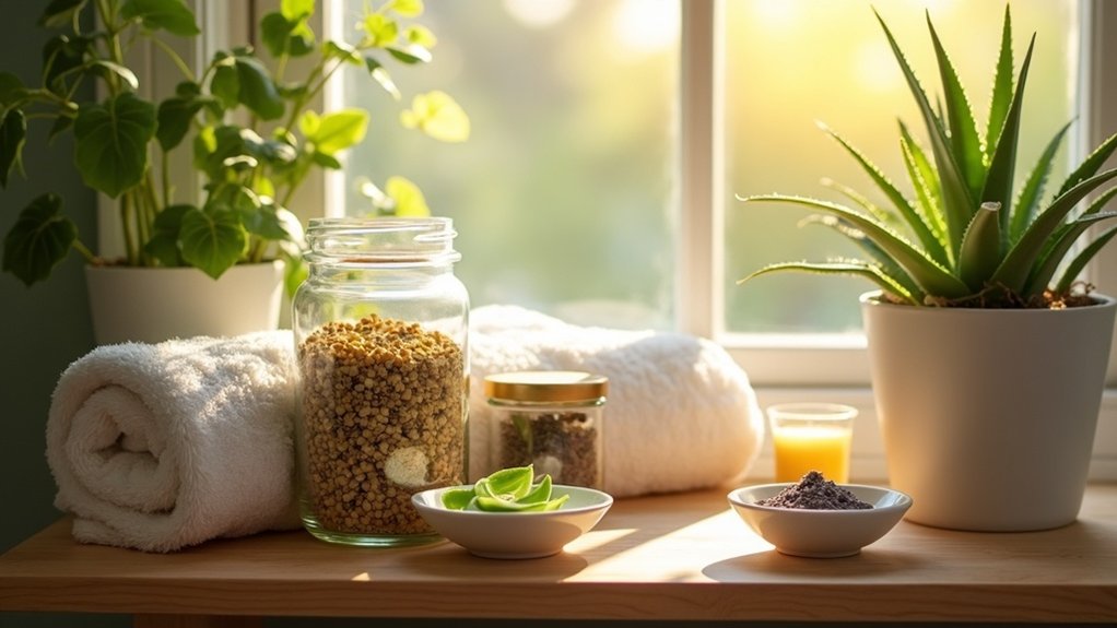 incorporate herbal skincare routines
