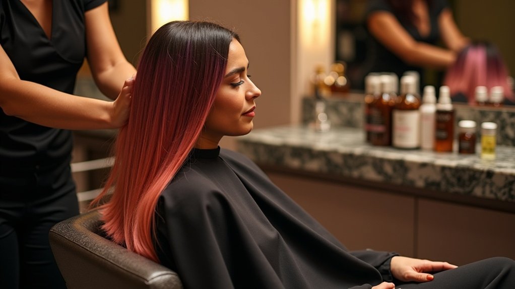 intensive salon hair hydration