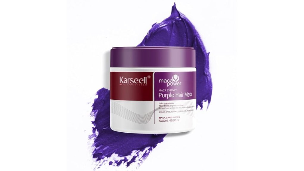 purple hair mask treatment