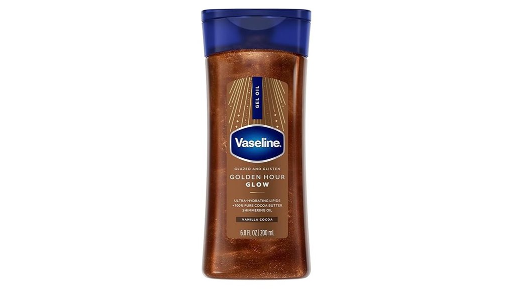vaseline body gel oil