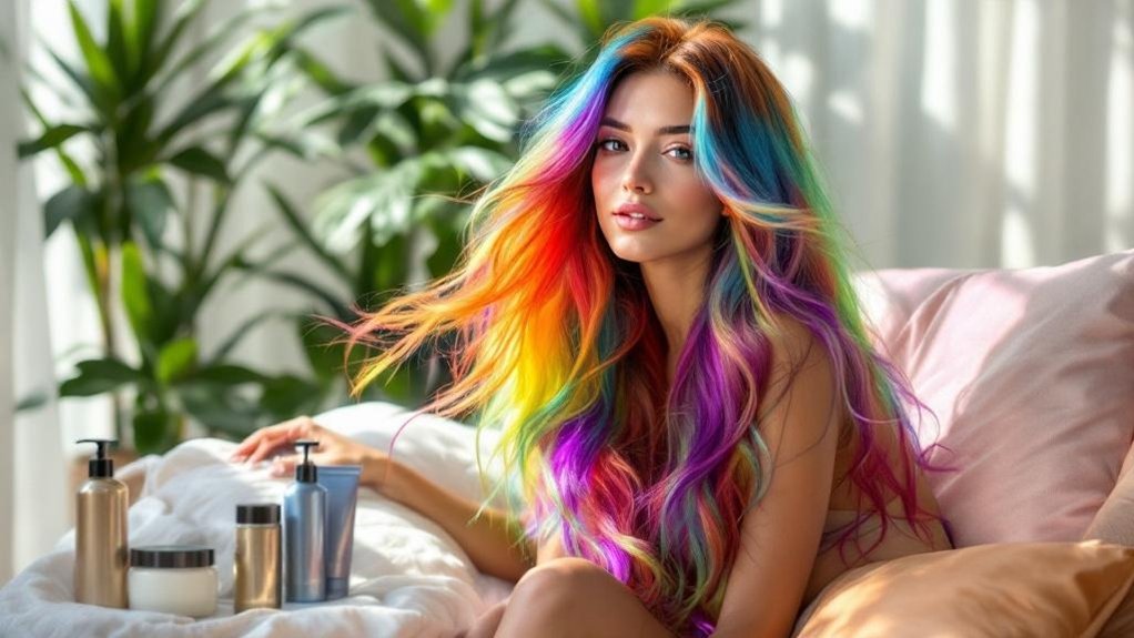 vibrant hair color maintenance