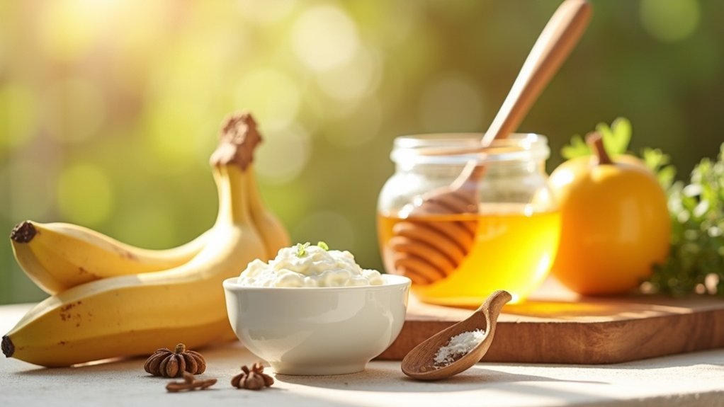 yogurt banana frizz mask